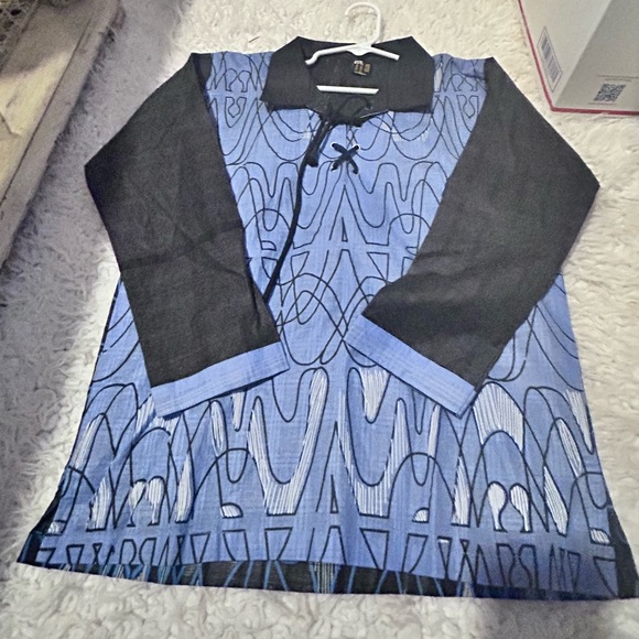 Nupun shirt NWOT 22 or 5 ethnic tradition wear made in Bangladesh - Picture 1 of 4